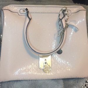 Dusty pink Guess tote